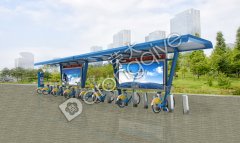 公共自行車棚為何要選擇滾動(dòng)系統(tǒng)和太陽能系統(tǒng)