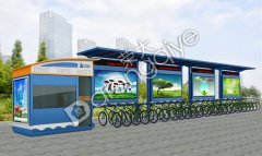 公共自行車棚的制作方法
